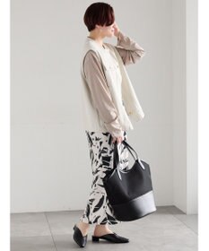 Te chichi 【2026年3月InRed掲載波瑠さん着用】ペイントパターンナロースカート