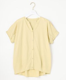 ANY SIS シルケットストライプ スキッパー カットソー