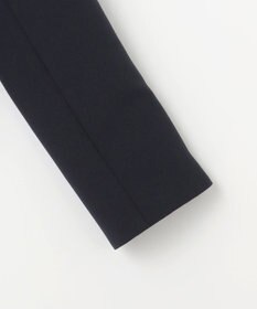 組曲 L 【WEB限定・KUMIKYOKU NAVY】コンフォータブルドレープ ノーカラージャケット