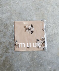 AND WOOL 野小花刺繍ハンカチ