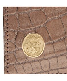 A.D.M.J. 【牛革】クロコ型押しスモールウォレット