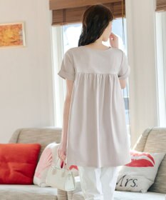 Tiaclasse 【UVカット・吸水速乾】 “きれい見え” バックフレアチュニック