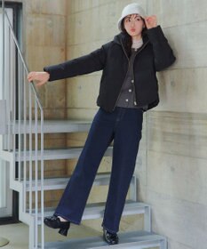 Tiaclasse L 【洗える】スポンジニットパールボタンカーディガン