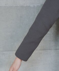 Tiaclasse L 【洗える】スポンジニットパールボタンカーディガン