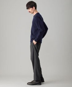 UNFILO MENS 【洗える】ウールカシミヤニット クルー