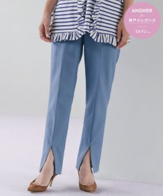 #Newans 【ANSWER for 神戸エレガンス】ウエスト調整可能　センタースリットパンツ