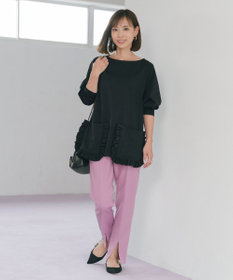 #Newans 【ANSWER for 神戸エレガンス】ウエスト調整可能　センタースリットパンツ