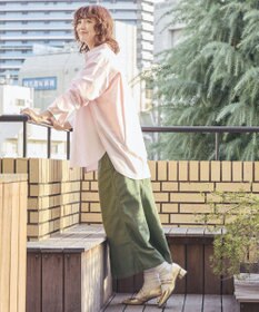 AMERICAN HOLIC ＵＶカットリサイクルコットンオックスシャツ