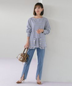 #Newans 【ANSWER for 神戸エレガンス】ウエスト調整可能　センタースリットパンツ