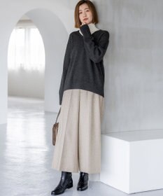 23区 L ラメミックスツイード クロップド パンツ