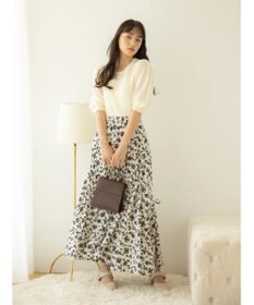 earth music&ecology シアーパワショルニットプルオーバー