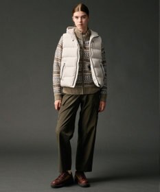 JOSEPH ABBOUD MOUNTAIN 【軽量/ソフト】ラム×モールジャカード ニットブルゾン