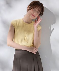 ANY L 【洗濯機可/接触冷感/UVカット】汗ジミ防止テレコノースリーブプルオーバー