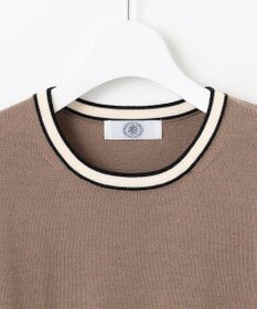 J.PRESS LADIES L 【洗える】トリムツイン ニット