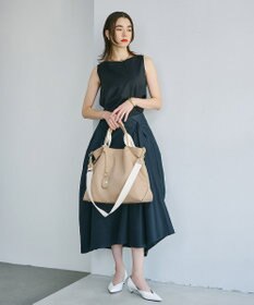 TOPKAPI 【TREASURE TOPKAPI】ストライプハンドル ナイロン 2way トートバッグ A4対応