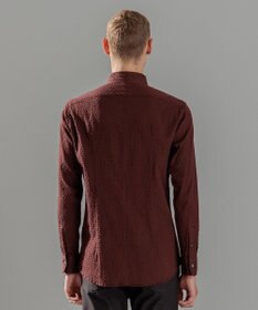 JOSEPH HOMME トライジャガードストレッチ　ウィングカラーシャツ