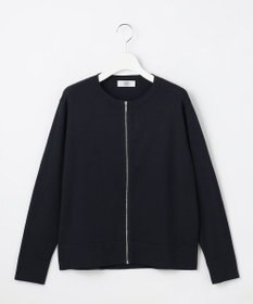 J.PRESS LADIES S 【季節の変わり目に】Vis/Peスパーク ニット ブルゾン