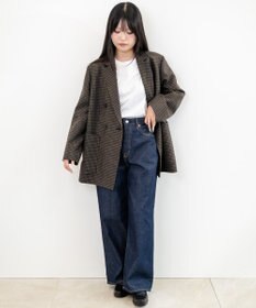 caqu FS wide boy's ワイドシルエットデニム