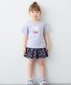 ANY KIDS 【綿100%】ドロップショルダーミラクルスパンコールTシャツ
