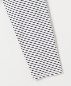 J.PRESS LADIES ベーシックジャージーシャツテール ボーダー カットソー