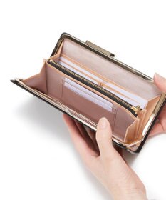 TOPKAPI 【TOPKAPI】イタリアンレザーリザード型押し がま口長財布 LUCIA ルチア