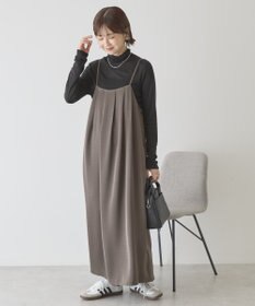 AMERICAN HOLIC タックサテンキャミワンピース