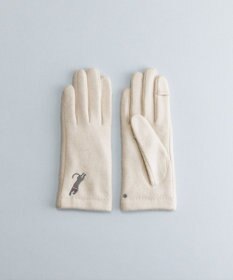 ORuKuBET おひるねねこ刺繍ジャージグローブ(WOMEN)【タッチパネル対応】