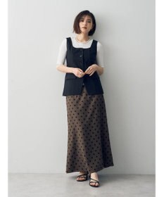 YECCA VECCA リネンライクビスチェベスト