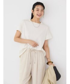 AMERICAN HOLIC 接触冷感ショートスリーブカットプルオーバー