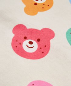 MIKI HOUSE HOT BISCUITS 【70-80cm】 カラフルビーンズ 総柄ショートオール