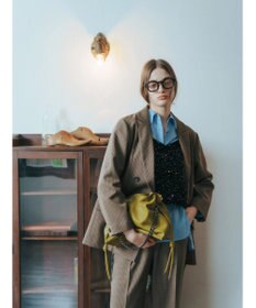 YECCA VECCA 【CLASSY.掲載】2wayチェーンギャザーバッグ