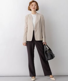 23区 S 【一部先行予約】ストレッチダブルクロス フレアパンツ