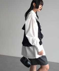 Green Parks レースフリルキャミビスチェ