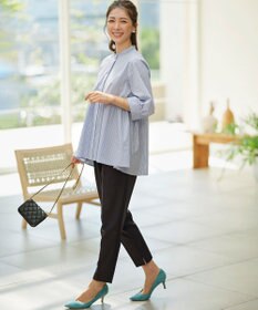 組曲 L ライトダブルクロス テーパードパンツ