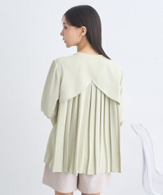 earth music&ecology バックプリーツブラウス