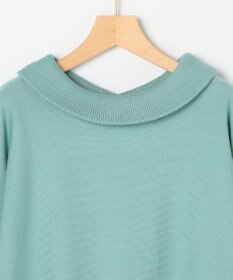 組曲 S 【加藤ローサさん着用 / 前後着用可】スムースストレッチロールネック ニット