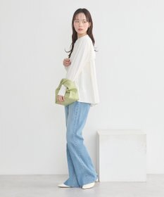 earth music&ecology バックプリーツブラウス