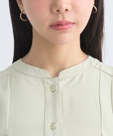 earth music&ecology バックプリーツブラウス