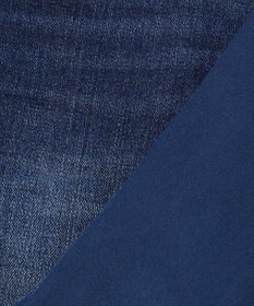 JOSEPH ABBOUD 【暖か起毛裏地付/ストレッチ】 レイヤード デニム パンツ