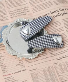 WEGO 【2点セット】L2Pモチーフパテッドバレッタ