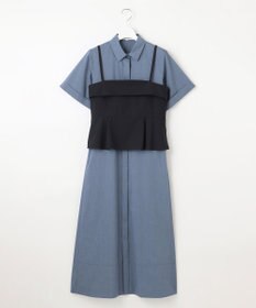 23区 【CLASSY.コラボ】ビスチェコンビ シャツワンピース