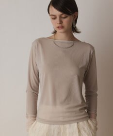 GRACE CONTINENTAL シアーアセテートカットトップ