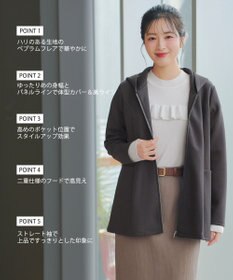 Tiaclasse ソフトダンボールバックフレアフーディー