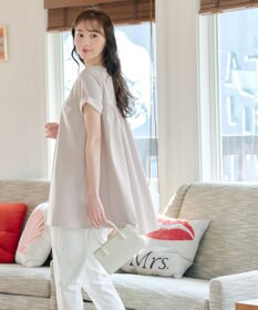 Tiaclasse 【UVカット・吸水速乾】 “きれい見え” バックフレアチュニック