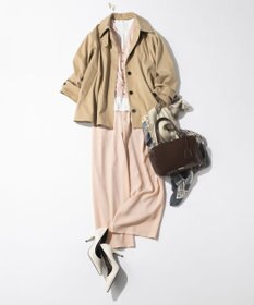 23区 S 【WEB&一部店舗限定】ストレッチジョーゼット ワイドパンツ