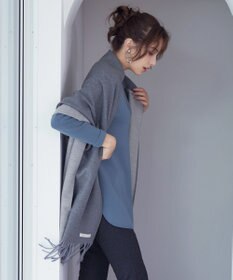 Tiaclasse 【洗える】リバーシブルデザイン大判マフラー