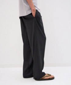 ATON TWIST WOOL GAUZE | ツータックイージーパンツ - UNISEX