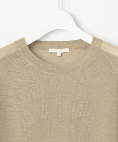 自由区 【洗える】シアーアセテート ニット