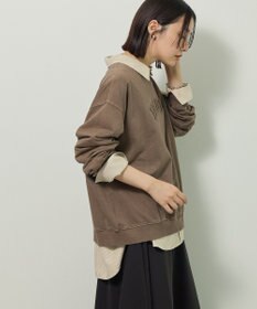 Green Parks シルキータッチストライプシャツ