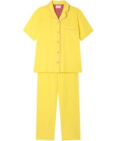une nana cool 【綿100%】70/2 天竺 半袖開襟パジャマ MADE WITH LIBERTY FABRIC